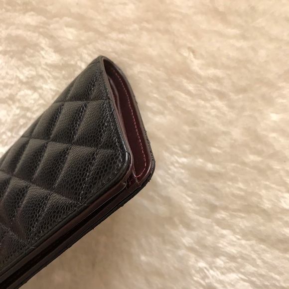 SOLD Chanel caviar long L yen wallet - Picture 3 of 8